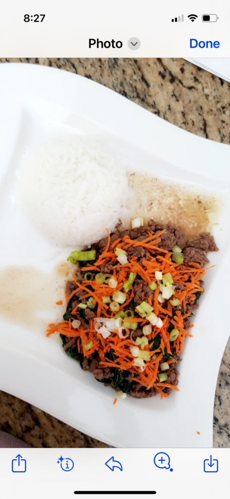 Thai Chopped Beef with Basil and Chili