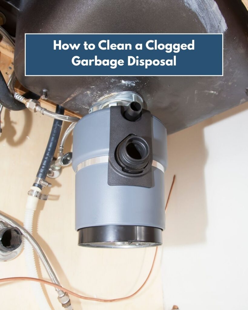 A garbage disposal unit under the sink.