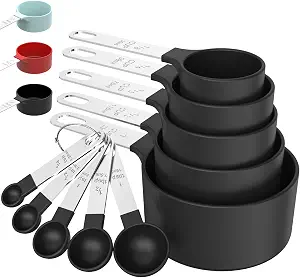 Stackable Measuring Cups & Spoons Set
